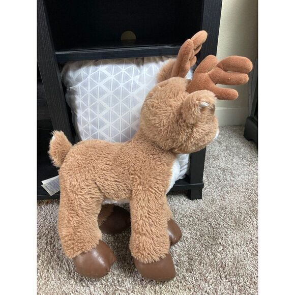 Build A Bear Glisten Reindeer Plush 2015 Christmas Stuffed Animal Brown Deer - Picture 9 of 11